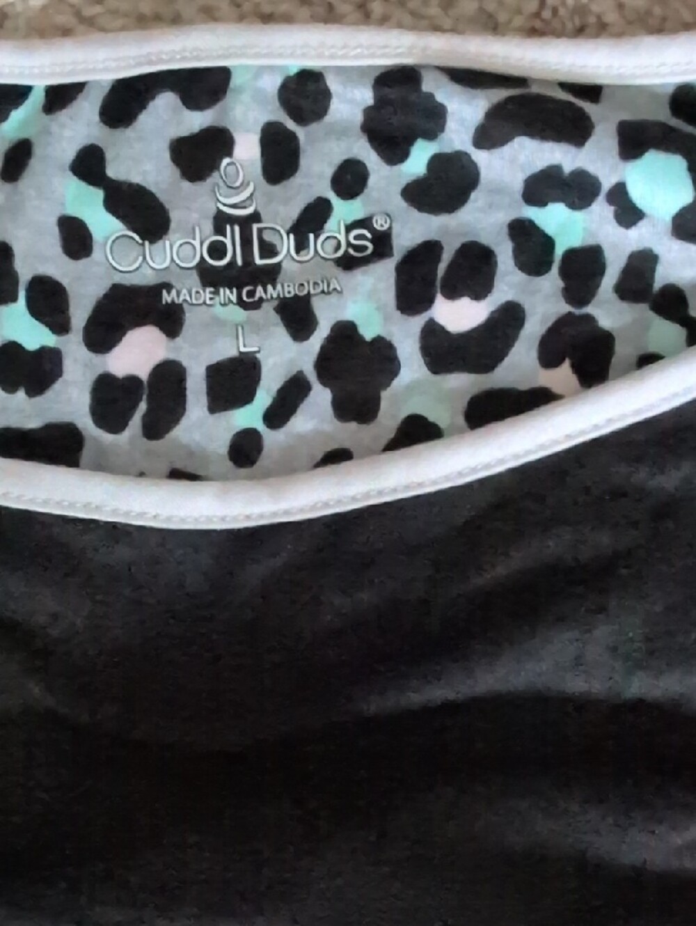 Cuddl Duds Capri Loung Pajama Set Large - Picture 2 of 4